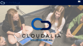 What Cloudalia.com website looked like in 2020 (3 years ago)