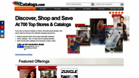 What Catalogs.com website looked like in 2020 (3 years ago)