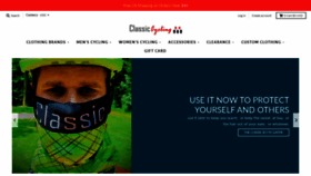 What Classiccycling.com website looked like in 2020 (3 years ago)