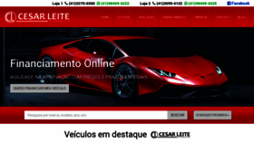 What Cesarleiteautomoveis.com.br website looked like in 2020 (3 years ago)