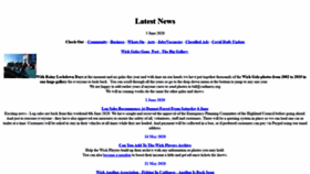 What Caithness.org website looked like in 2020 (3 years ago)