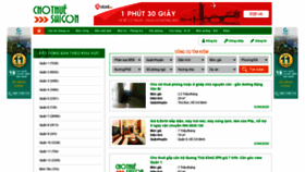 What Chothuesaigon.net website looked like in 2020 (3 years ago)