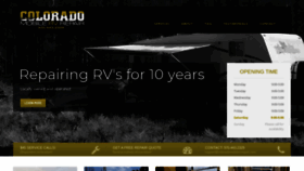 What Coloradomobilervrepair.com website looked like in 2020 (3 years ago)