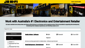 What Careers.jbhifi.com.au website looked like in 2020 (3 years ago)