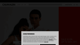 What Calvinklein.co.uk website looked like in 2020 (3 years ago)
