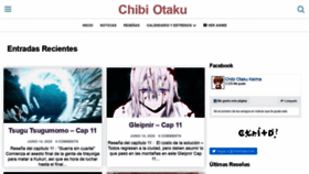 What Chibiotaku.com website looked like in 2020 (3 years ago)
