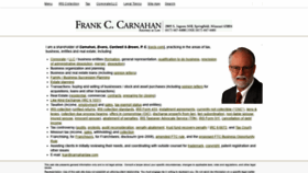 What Carnahanlaw.com website looked like in 2020 (3 years ago)