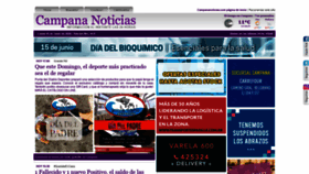 What Campananoticias.com website looked like in 2020 (3 years ago)