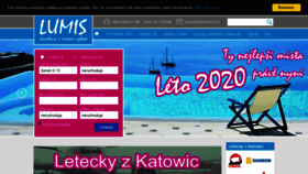 What Ca-lumis.cz website looked like in 2020 (3 years ago)
