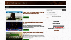 What Chrisraynes.com website looked like in 2020 (3 years ago)