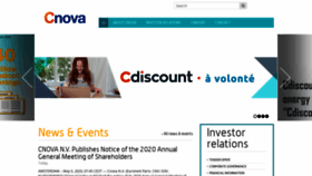 What Cnova.com website looked like in 2020 (3 years ago)
