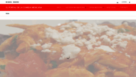 What Cocinamexicana.es website looked like in 2020 (3 years ago)