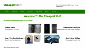 What Cheapeststuff.co.uk website looked like in 2020 (3 years ago)