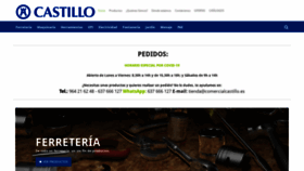 What Comercialcastillo.es website looked like in 2020 (3 years ago)