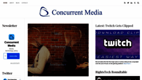 What Concurrentmedia.com website looked like in 2020 (3 years ago)