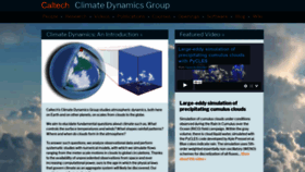 What Climate-dynamics.org website looked like in 2020 (3 years ago)