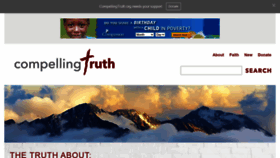 What Compellingtruth.org website looked like in 2020 (3 years ago)