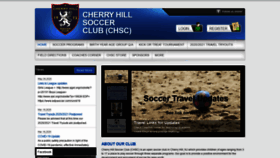 What Cherryhillsoccer.com website looked like in 2020 (3 years ago)
