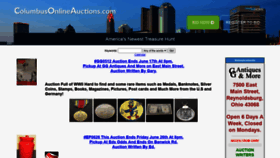 What Columbusonlineauctions.com website looked like in 2020 (3 years ago)