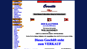 What Corvette-plus.ch website looked like in 2020 (3 years ago)