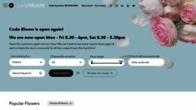 What Codebloom.com.au website looked like in 2020 (3 years ago)