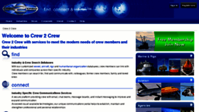 What Crew2crew.com website looked like in 2011 (13 years ago)