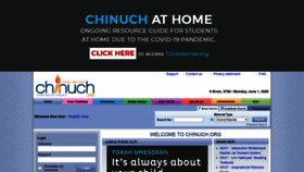 What Chinuch.org website looked like in 2020 (3 years ago)