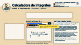 What Calculadora-de-integrales.com website looked like in 2020 (3 years ago)