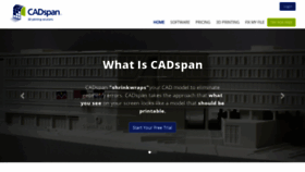 What Cadspan.com website looked like in 2020 (3 years ago)