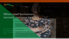 What Carolinasmallbusiness.org website looked like in 2020 (3 years ago)