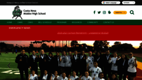 What Cmhs.schoolloop.com website looked like in 2020 (3 years ago)