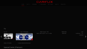 What Cariflix.com website looked like in 2020 (3 years ago)