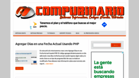 What Compubinario.com website looked like in 2020 (3 years ago)