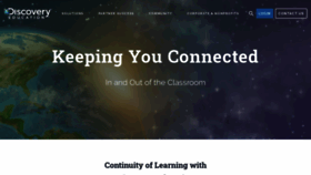 What Community.discoveryeducation.com website looked like in 2020 (3 years ago)