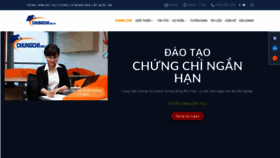What Chungchi.edu.vn website looked like in 2020 (3 years ago)