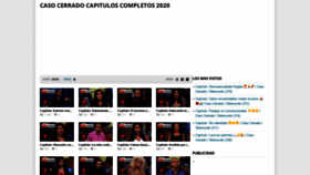 What Casocerradocapituloscompletos.com website looked like in 2020 (3 years ago)