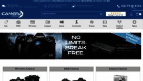 What Cameras.net.au website looked like in 2020 (3 years ago)