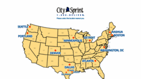 What Citysprint.com website looked like in 2020 (3 years ago)