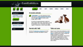 What Canigattieco.com website looked like in 2020 (3 years ago)