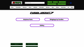 What Carden-aircraft.com website looked like in 2020 (3 years ago)