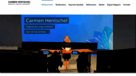 What Carmen-hentschel.de website looked like in 2020 (3 years ago)