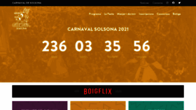 What Carnavalsolsona.com website looked like in 2020 (3 years ago)