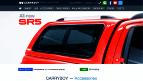 What Carryboy.com website looked like in 2020 (3 years ago)