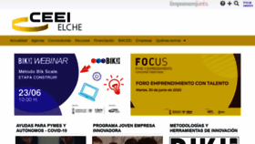 What Ceei-elche.com website looked like in 2020 (3 years ago)