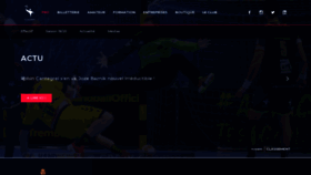 What Cesson-handball.com website looked like in 2020 (3 years ago)