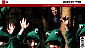 What Cevi.ch website looked like in 2020 (3 years ago)