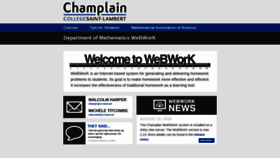 What Champlainww.ca website looked like in 2020 (3 years ago)