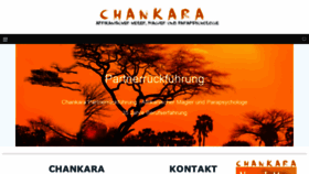 What Chankara.de website looked like in 2020 (3 years ago)