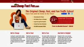 What Cheapfastfun.com website looked like in 2020 (3 years ago)