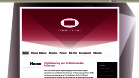What Cinemadigitaal.nl website looked like in 2020 (5 years ago)